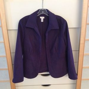 Purple jacket from Chico’s.